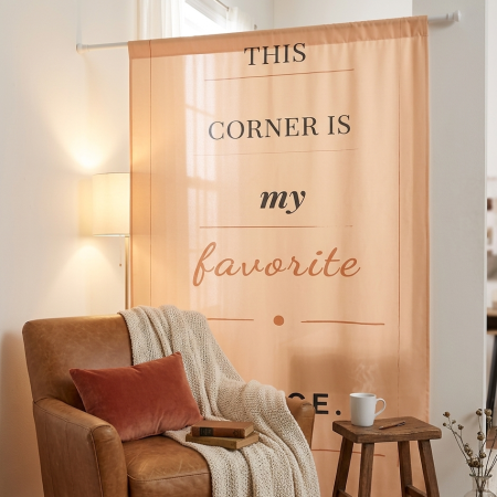Reading corner curtain panel MU